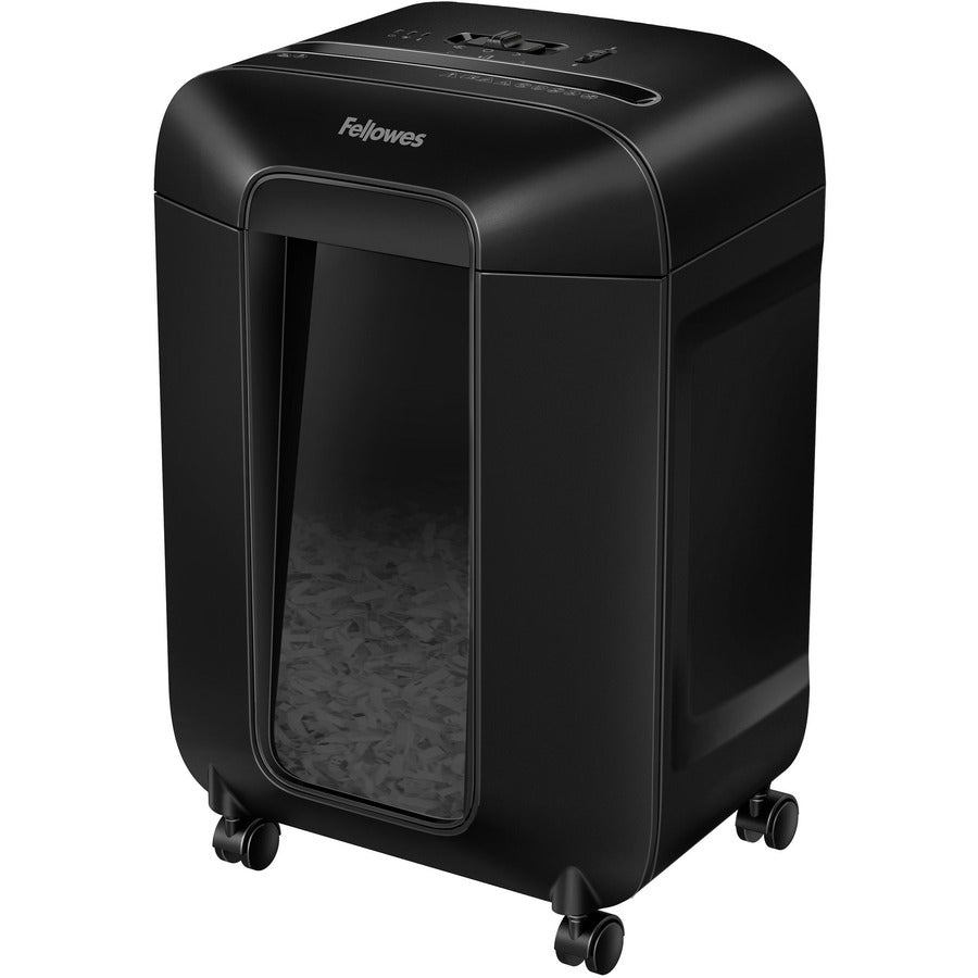Fellowes Powershred LX85 Cross-cut Shredder - Non-continuous Shredder - Cross Cut - 12 Per Pass - for shredding Staples, Paper, Paper Clip, Credit Card, Junk Mail - 0.156" x 1.250" Shred Size - P-4 - 20 Minute Run Time - 30 Minute Cool Down Time - 5 ga...