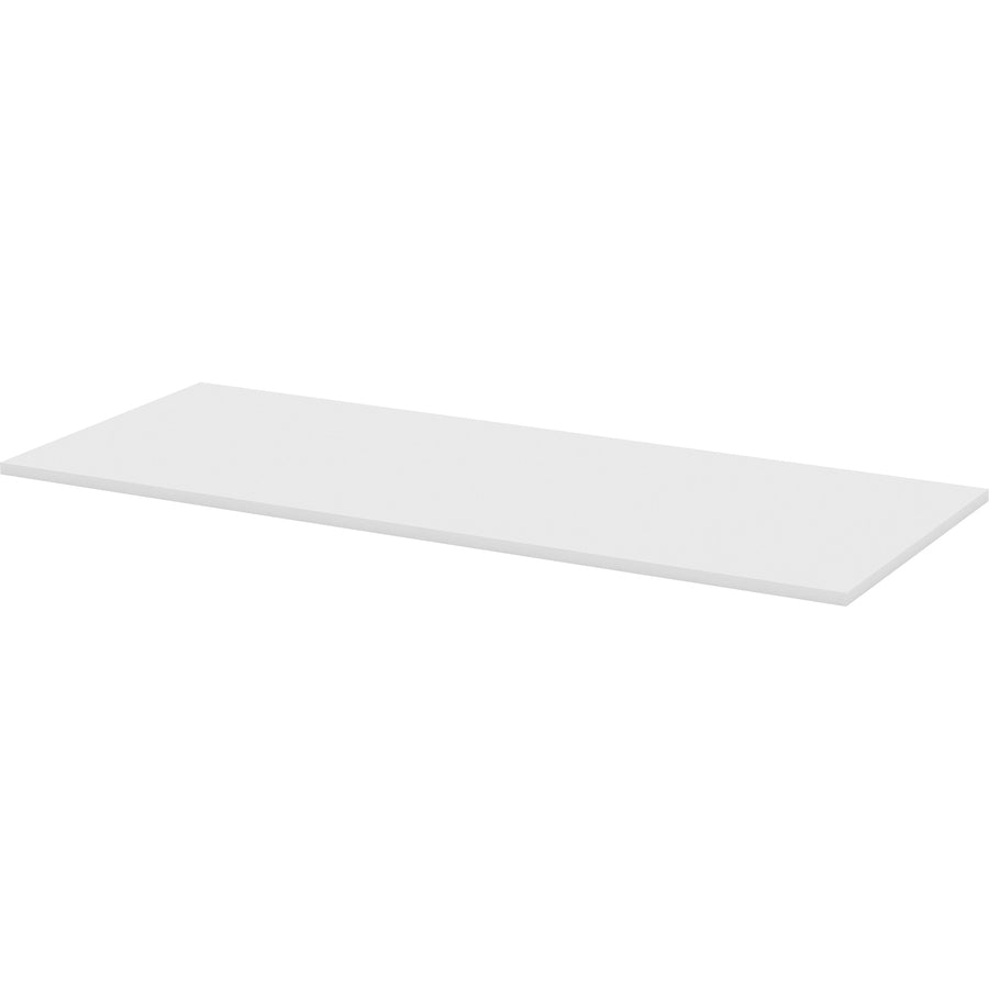 Lorell Training Tabletop - White Rectangle Top - 72" Table Top Length x 30" Table Top Width x 1" Table Top Thickness - Assembly Required - Particleboard, Melamine Top Material - 1 Each