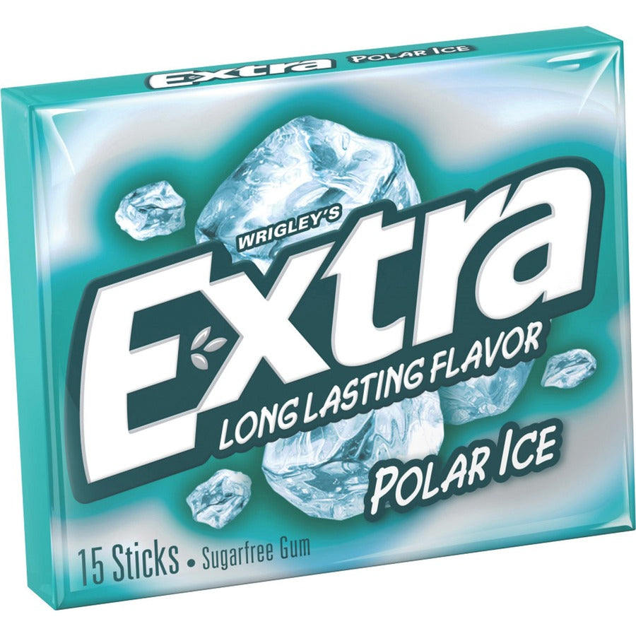 Wrigley Extra Polar Ice Chewing Gum - Mint - 1 Box