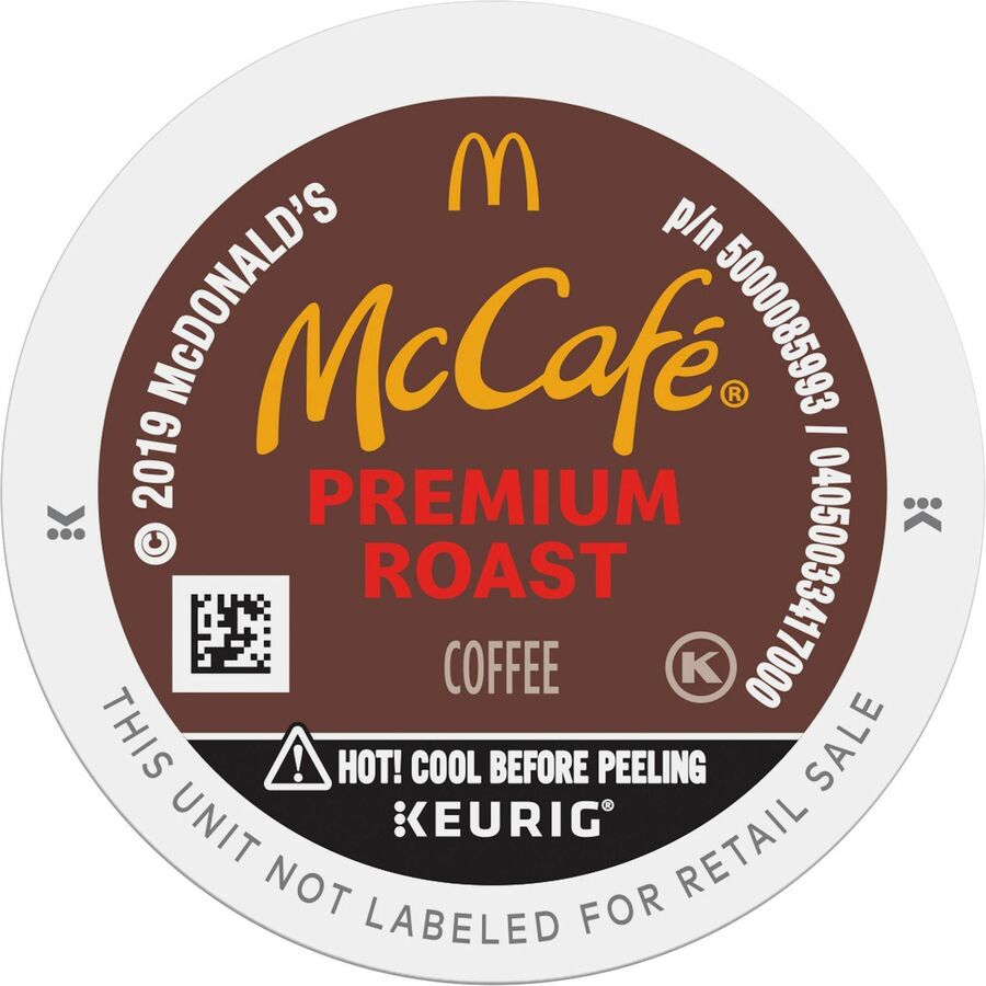 McCafé, ®, K-Cup Premium Roast Coffee - Compatible with Keurig Brewer - Medium - K-Cup - Premium Roast - 24 / Box