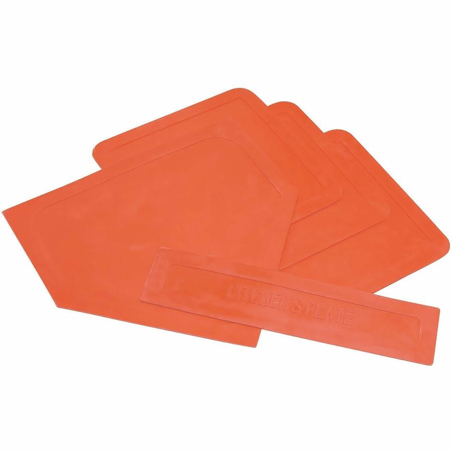 Champion Sports Indoor/Outdoor Throwdown Base Set Orange - Orange - Vinyl