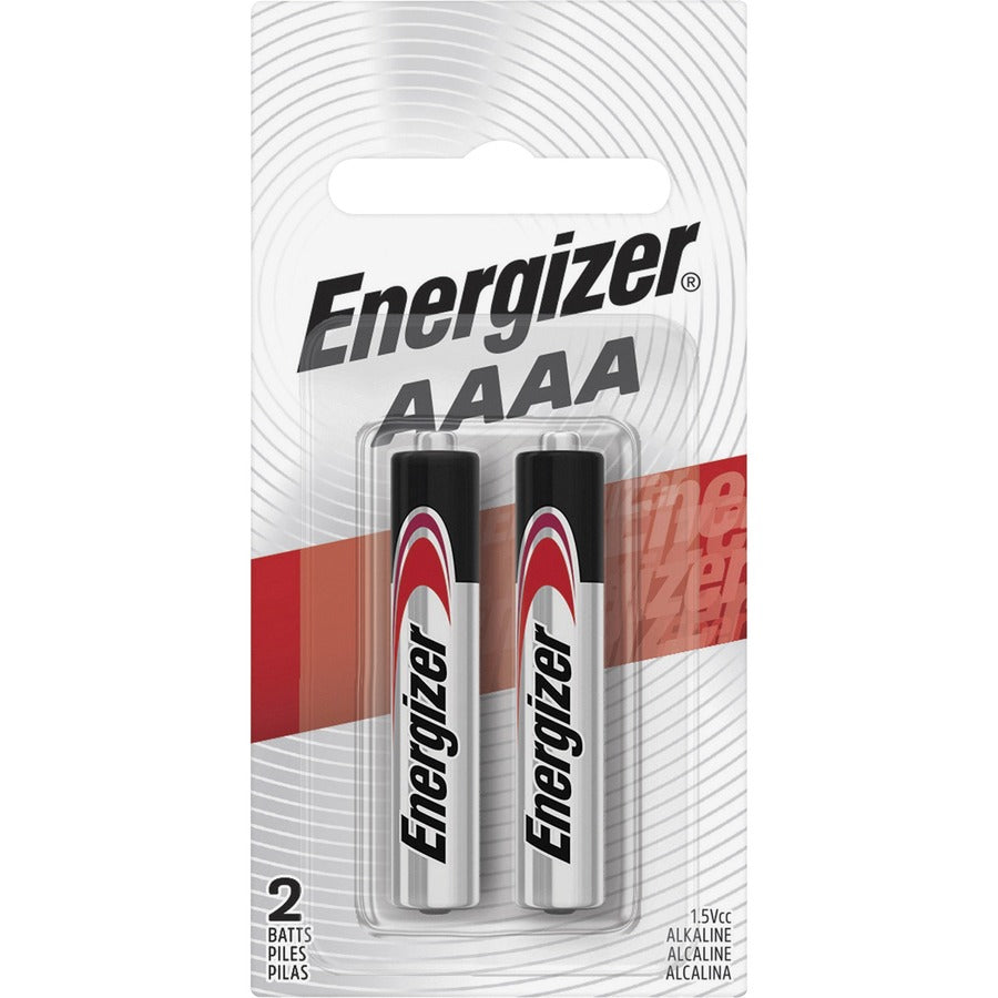 Energizer AAAA Batteries - For Camera, Video Game Controller, Bluetooth Headset, Glucose Monitor, Blood Pressure Monitor - AAAA - 595 mAh - 1.5 V DC - 2 / Pack