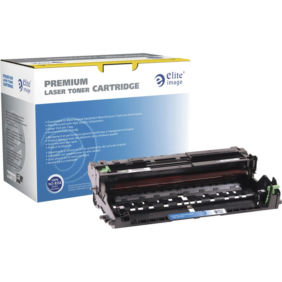 Elite Image Remanufactured Imaging Drum - Alternative for Brother DR820 - Laser Print Technology - 50000 Pages - Black - OEM - 1 Each