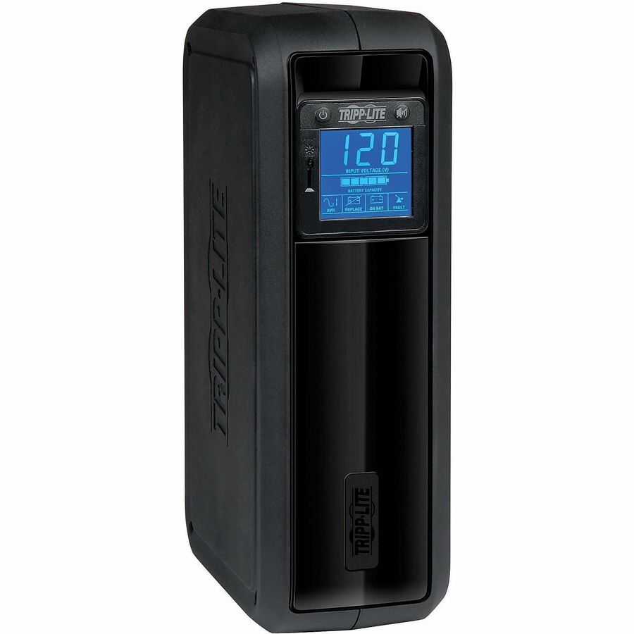 Tripp Lite series OmniSmart OMNI900LCD 900 VA Tower UPS - Tower - 20 Hour Recharge - 3 Minute Stand-by - 110 V AC Input - 120 V AC, 120 V AC Output - Pulse-width Modulated Sine Wave - USB - 8 x NEMA 5-15R Receptacle(s)