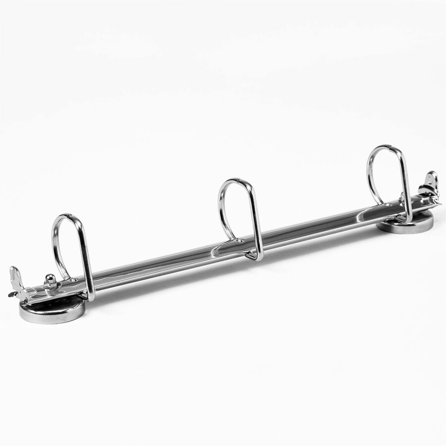 Avery®, Magnetic Hanging Binder Rings - 1 1/2" Binder Capacity - 8 1/2" x 11" Sheet Size - 375 Sheet Capacity - 3 Ring - Fastener: Slant Ring - Pocket: 0 - Metal - Silver - Wrinkle-free - 1 Each