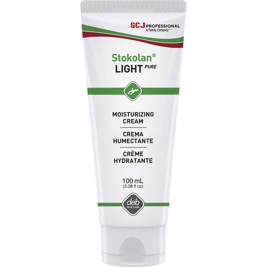 SC Johnson Stokolan Skin Conditioning Cream - Cream - 3.38 fl oz - For Dry, Sensitive Skin - Healthcare Working, Hospitality, Industrial, Office & Commercial Facilities - Non-greasy, Dye-free, Silicon-free, Fragrance-free, Moisturising, Hypoallergenic...