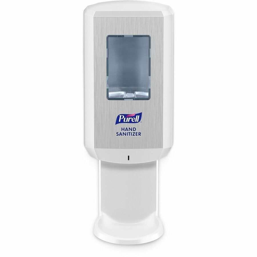 PURELL®, CS6 Hand Sanitizer Dispenser - Automatic - 1.27 quart Capacity - Support 4 x C Battery - Wall Mountable, Refillable, Site Window, Locking Mechanism, Touch-free - White - 1 Carton
