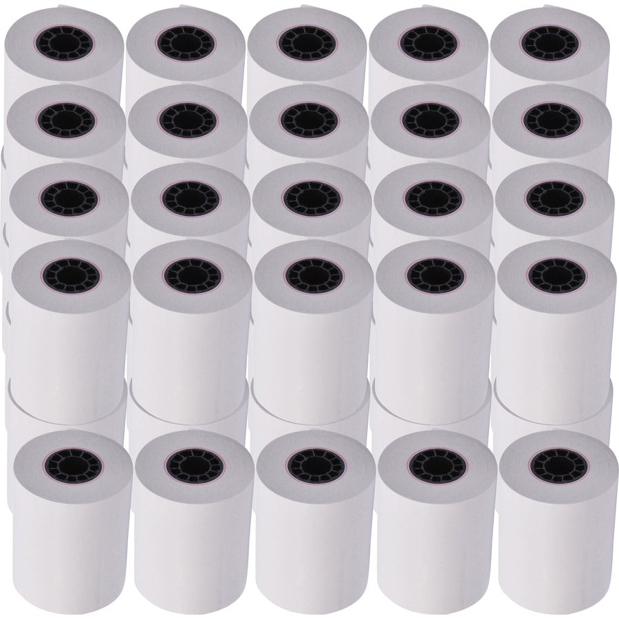 ICONEX Thermal POS Receipt Paper Roll - 2 1/4" x 55 ft - White - 5/Pack - 10 / Carton