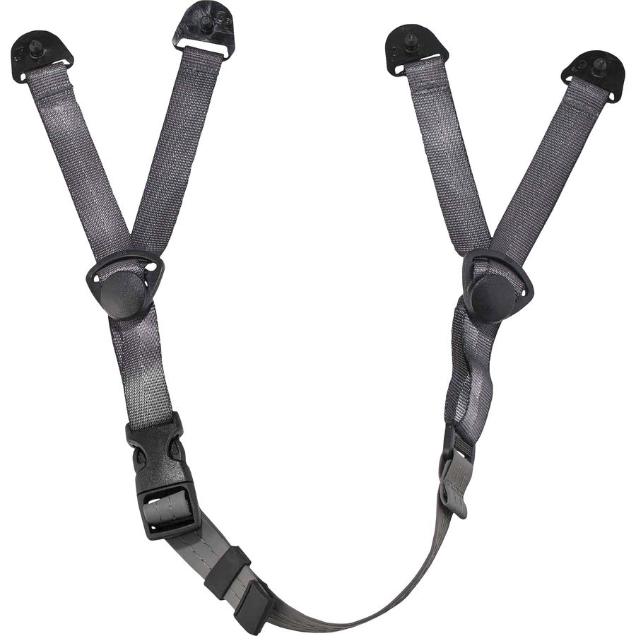 Ergodyne 8985 Hard Hat Chin Strap - Adjustable - Black - 1 Each