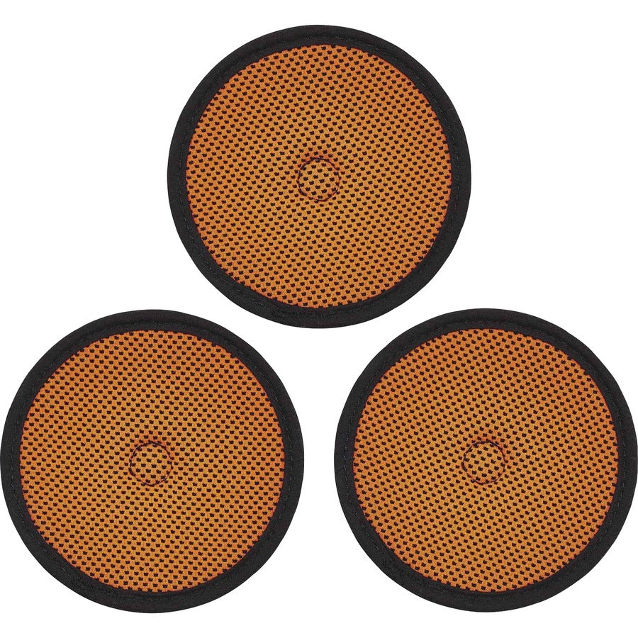Ergodyne 8983 Hard Hat Pad Replacement (3-Pack) - Orange - 3 / Pack