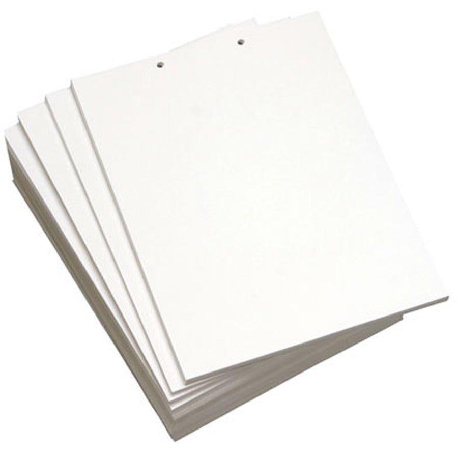Lettermark Punched & Perforated Paper with 2HP on Top - White - 2-Hole Punched - 92 Brightness - Letter - 8 1/2" x 11" - 20 lb Basis Weight - 75 g/m², Grammage - Sustainable Forestry Initiative (SFI) - Acid-free, ColorLok Technology - White - 2500...