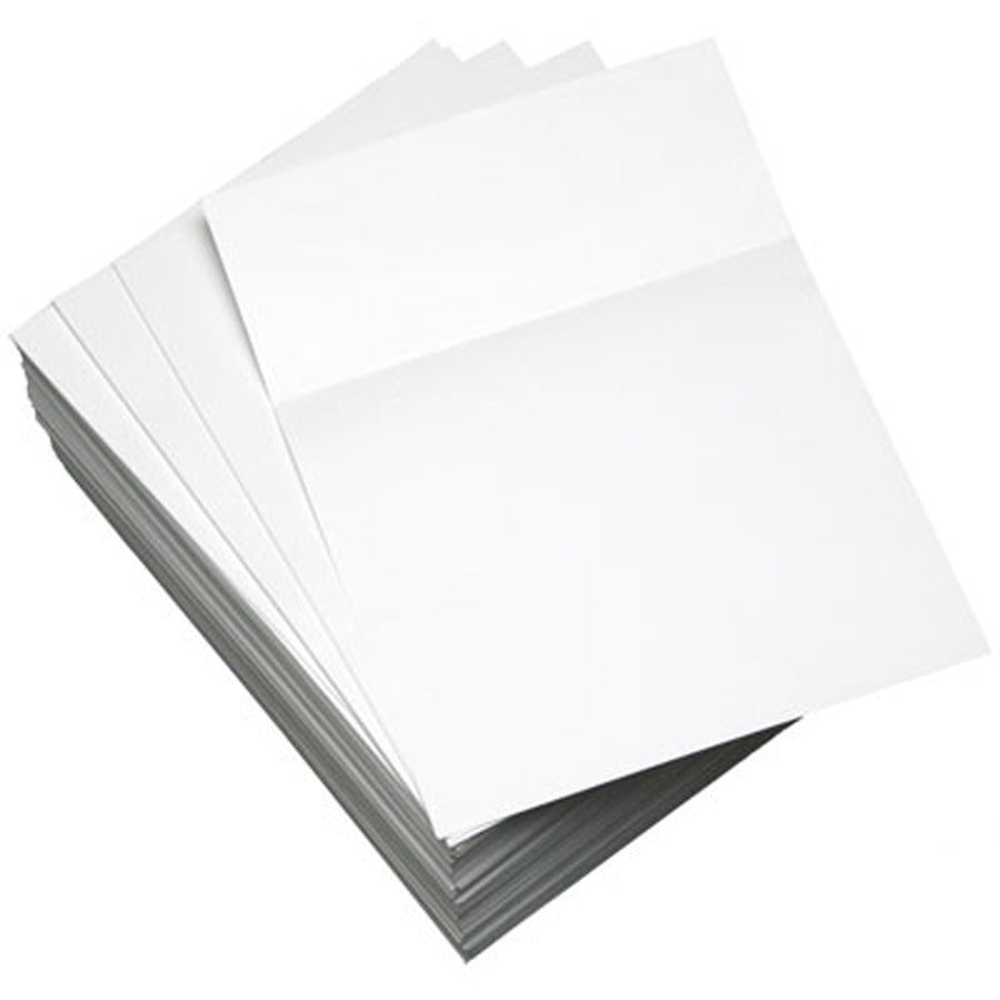 Lettermark Punched & Perforated Papers with Perforations 3-1/2" from the Bottom - White - 92 Brightness - Letter - 8 1/2" x 11" - 24 lb Basis Weight - 90 g/m², Grammage - Sustainable Forestry Initiative (SFI) - ColorLok Technology, Micro Perforated...