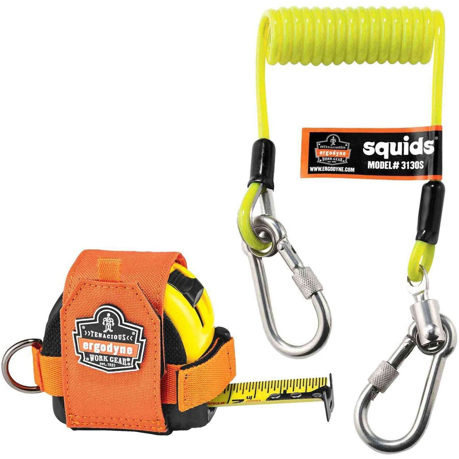 Ergodyne 3190 Tape Measure Tethering Kit - 2lbs / 0.9kg - Elastic - Multi - 1 Each