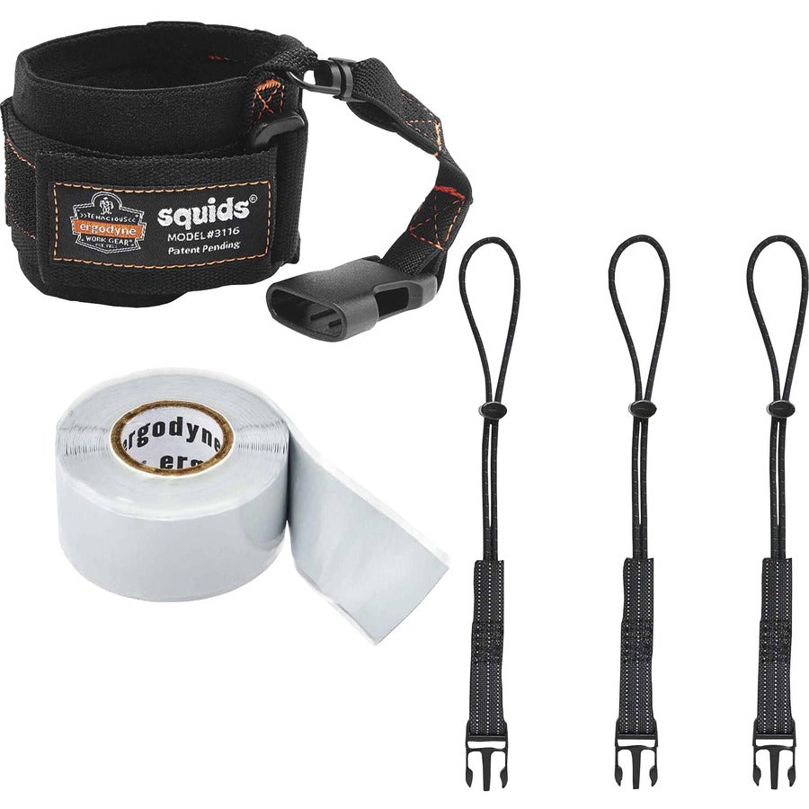 Ergodyne 3192 Wrist Lanyard Tethering Kit - 3lbs / 1.4kg - Elastic - Multi - 1 Each