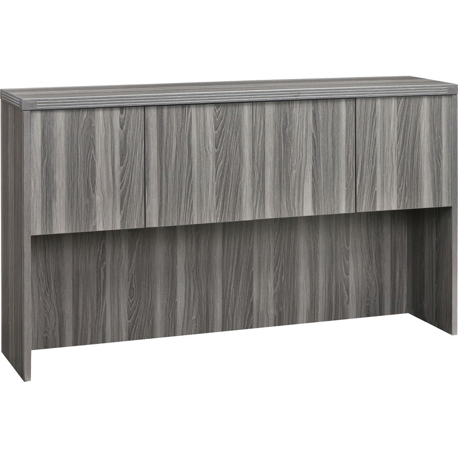 Safco Aberdeen Series 72" Hutch, Wood Doors - Rectangle - 17.4" Height x 17.4" Width0.7" Thickness Door, 37.4" Height x 70" Width x 13.3" Depth Interior Cabinet, 39.1" Height x 72" Width x 15" Depth Hutch - 4 Door(s) - Material: Medium Density Fiberboa...