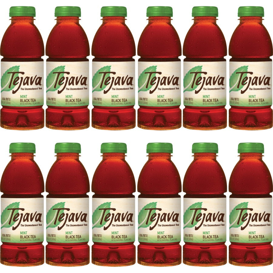 Tejava Mint Black Tea Bottle - Black Tea - GMO Free - 102 / Pallet
