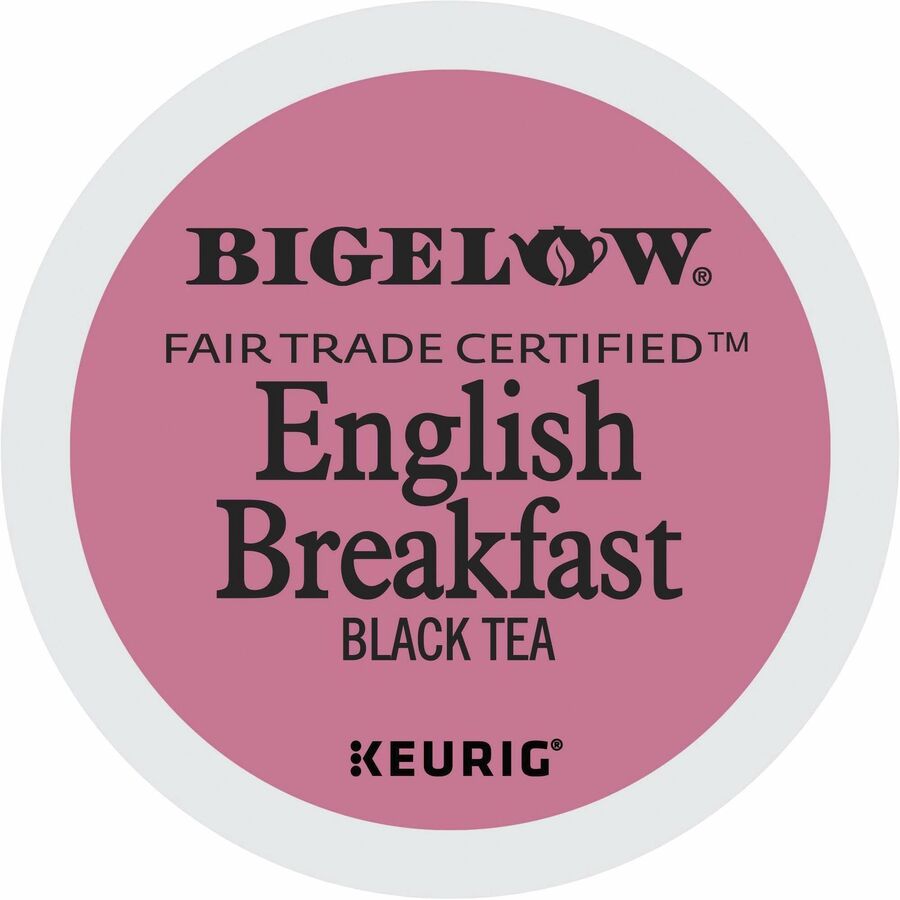 Bigelow®, English Breakfast Black Tea K-Cup - Black Tea - Caffeinated - 24 / Box