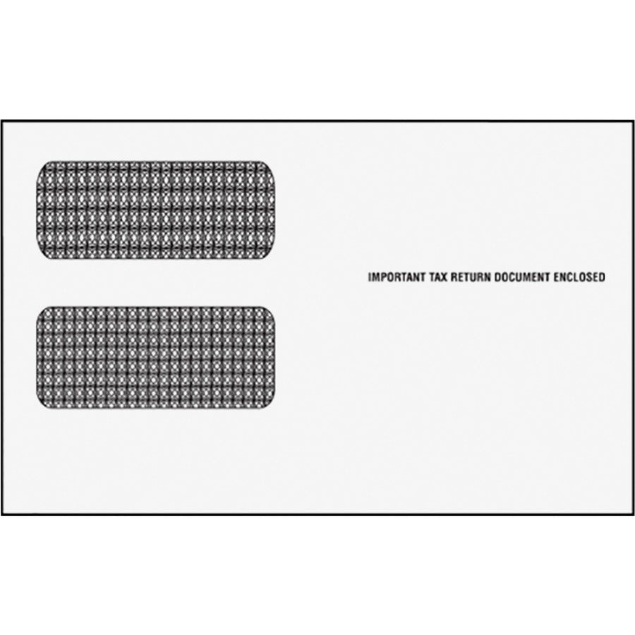 Adams 1098/1099 Tax Form Envelopes - Document - 5 5/8" Width x 9" Length - Gummed - White - 500 / Carton
