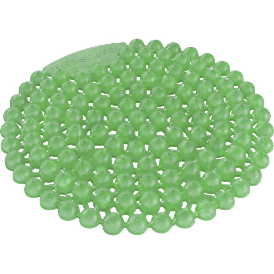 Vectair Systems Wee-Screen Urinal Screen - Lasts upto 30 Days - Splash Resistant, Flexible, Recyclable - 10 / Carton - Green
