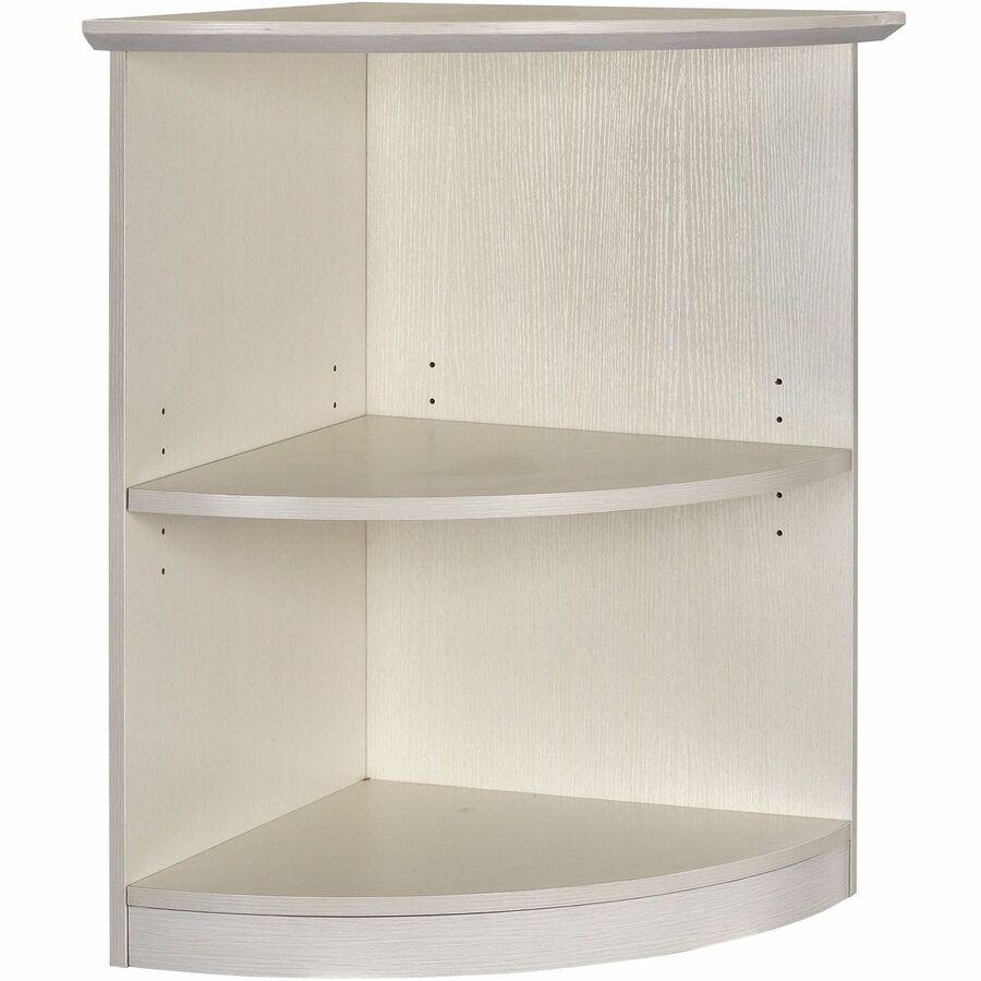 Safco Medina Textured Sea Salt Laminate Unit - 1" Thickness Shelf, 29.5" Height x 20" Width x 20" Depth Bookshelf - 2 Shelve(s) - Beveled Edge - Material: Medium Density Fiberboard (MDF) - Finish: Textured Sea Salt - Durable - For Office - 1 Each