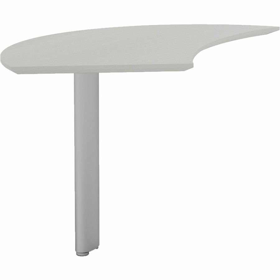 Safco Medina Textured Sea Salt Laminate Unit - 29.5" Height x 47" Width x 28" Depth, 0" Thickness Table Top - Beveled Edge - Material: Medium Density Fiberboard (MDF), Laminate - Finish: Textured Sea Salt - 1 Each