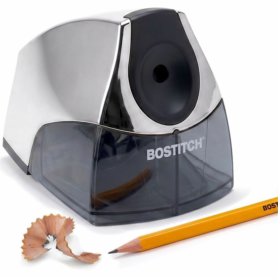 Bostitch Personal Electric Pencil Sharpener - 4" Width x 8.3" Depth - Gray - 1 Each