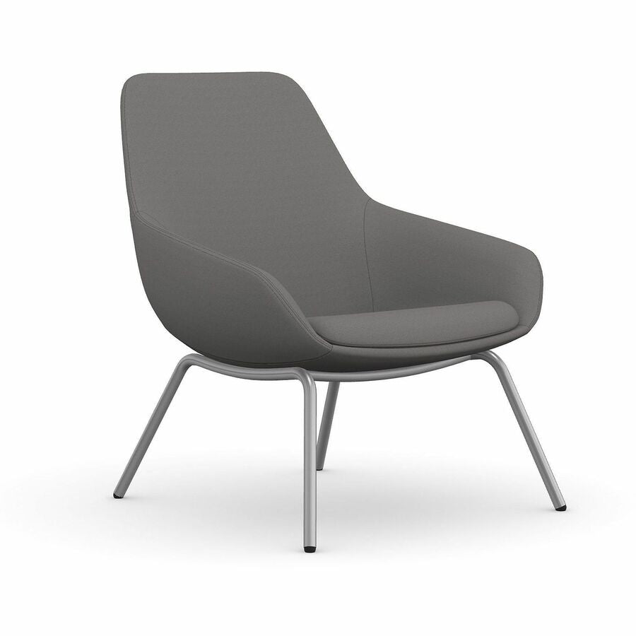9 to 5 Seating 4-leg Lilly Lounge Chair - Cloud Seat Color - Fabric, Foam Seat Material - Cloud Back Color - Fabric, Foam Back Material - Four-legged Base - 1 Each
