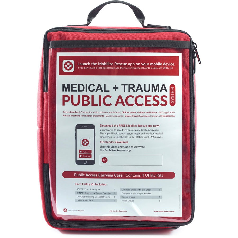 ZOLL Mobilize Rescue Systems Training Kit - 8 x Piece(s) - Nylon Case - Gray - 1 Each