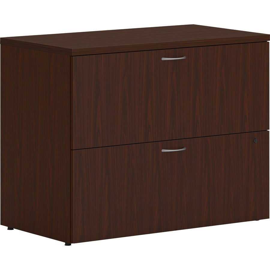 HON Mod HLPLLF3620L2 Lateral File - 29" Height x 36.5" Width x 20" Depth - Total Drawer(s): 2 - Finish: Traditional Mahogany, Laminate - 1 Each