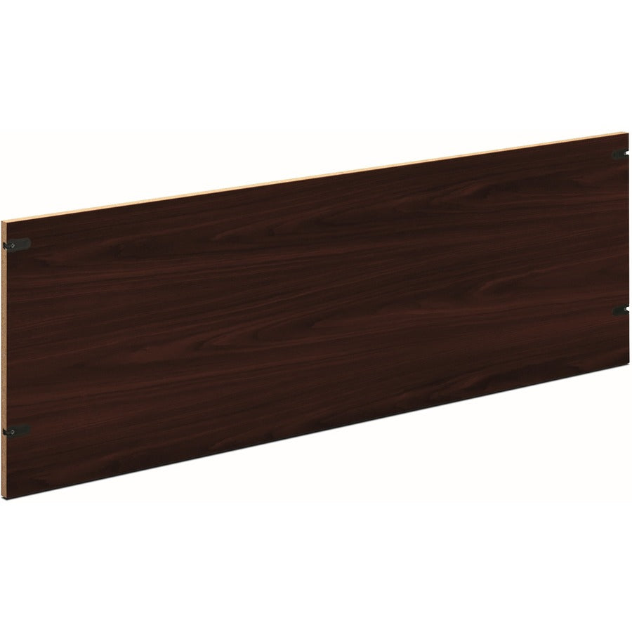 HON 10500 H105854 Back Enclosure - 18.6" Height x 57.8" Width x 0.7" Depth - Flat Edge - Finish: Mahogany - Rugged, Scratch Resistant, Spill Resistant, Stain Resistant, Liquid Resistant, Durable, Cord Management - For Workstation, Office, Desk - 1 Each