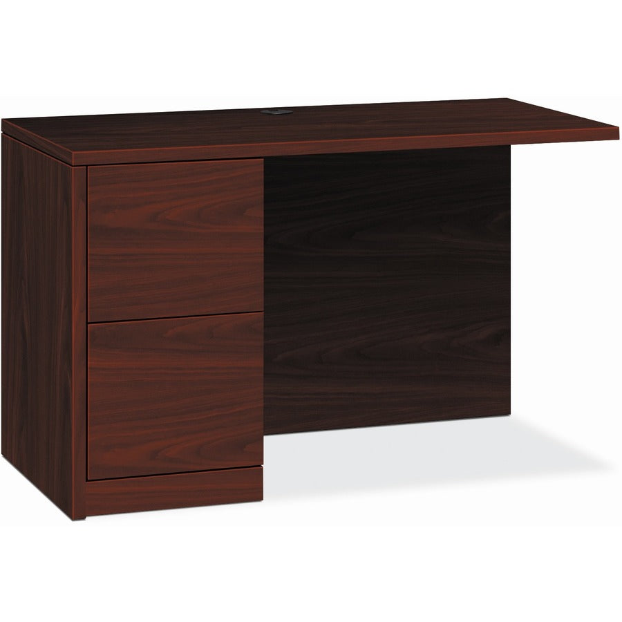 HON 10500 H105908L Return - 29.5" Height x 42" Width x 24" Depth - Total Drawer(s): 2 - Finish: Mahogany - Lockable, Grommet - For File Storage, Document - 1 Each