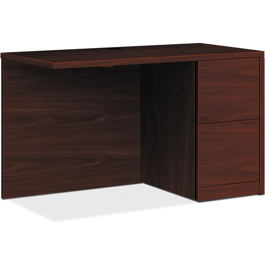 HON 10500 H105907R Return - 29.5" Height x 42" Width x 24" Depth - Total Drawer(s): 2 - Finish: Mahogany - Lockable, Grommet - For File Storage, Document - 1 Each