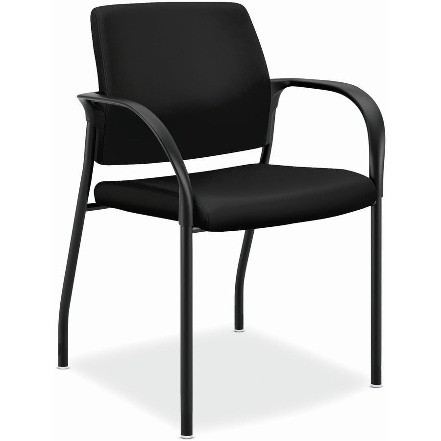 HON Ignition Chair - Black Frame Color - Steel Frame Material - Black - Armrest - 1 Each