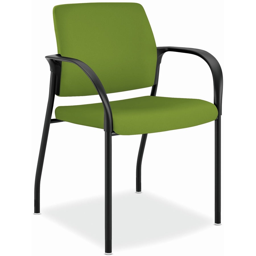 HON Ignition Chair - Pear Back Color - Fabric Back Material - Black Frame Color - Steel Frame Material - Pear - Armrest - 1 Each