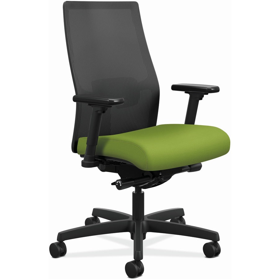 HON Ignition 2.0 Chair - Pear Seat Color - Fabric Seat Material - Black Back Color - Mesh Back Material - Black Frame Color - Mid Back - Pear - 1 Each