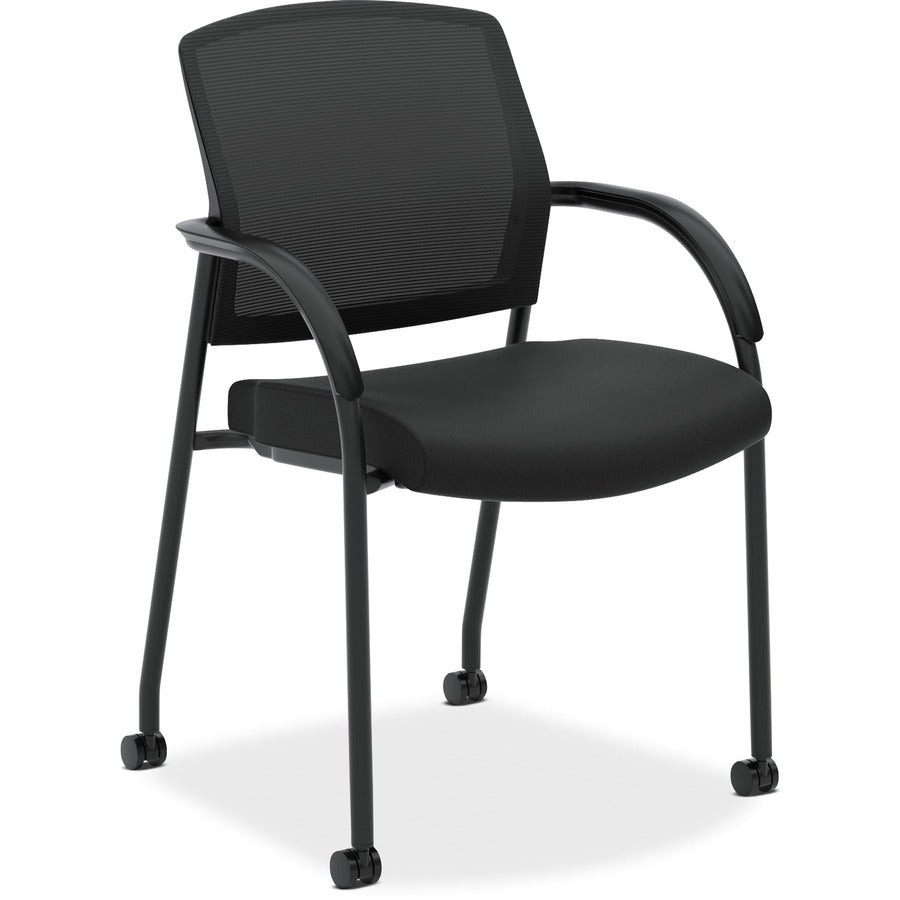 HON Lota Chair - Black Seat Color - Polyester Seat Material - Black Back Color - Mesh Back Material - Black Frame Color - Steel Frame Material - Black - Armrest - 1 Each