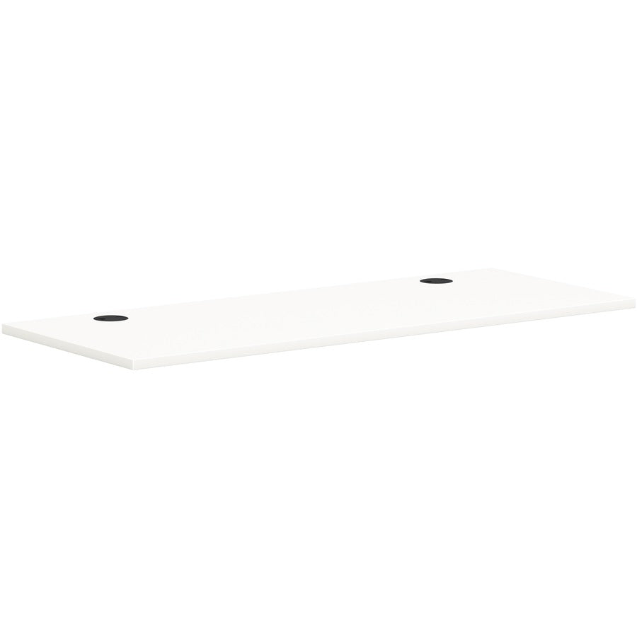 HON Mod HLPLRW6024 Work Surface - Rectangle - x 60" Width x 24" Depth - Finish: Simply White - 1 Each