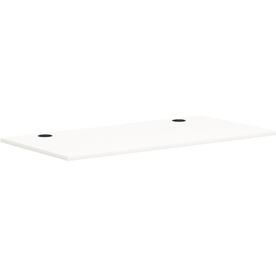 HON Mod HLPLRW6030 Work Surface - Rectangle - x 60" Width x 30" Depth - Finish: Simply White - 1 Each