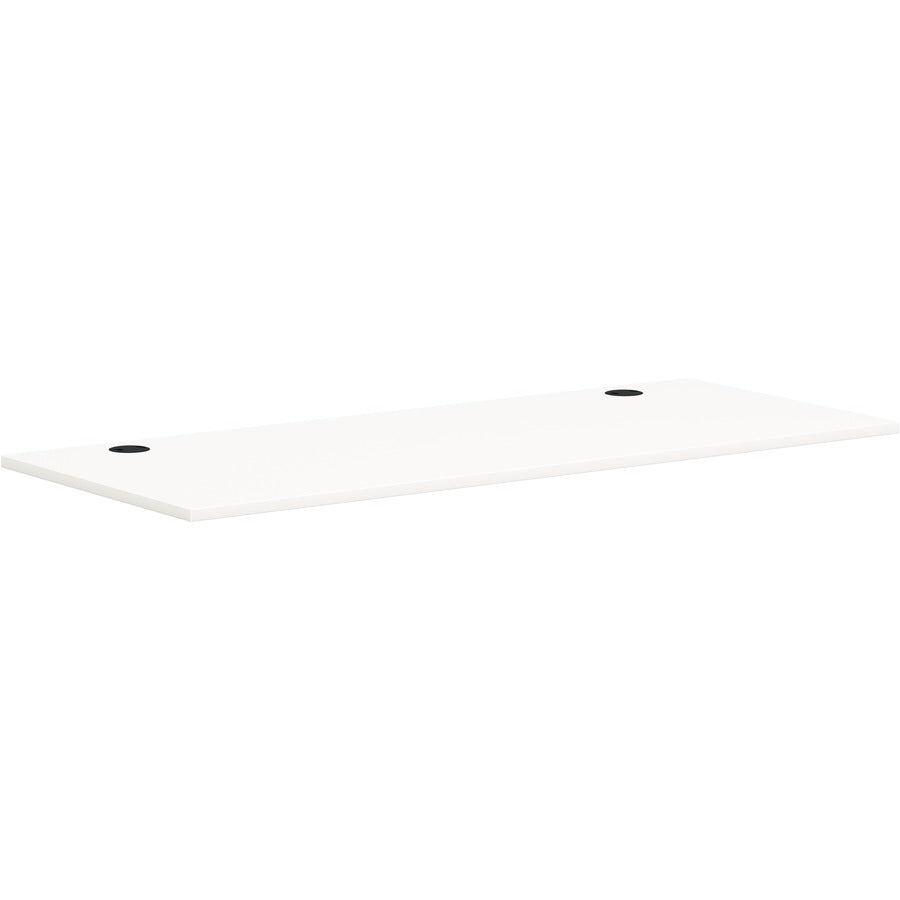 HON Mod HLPLRW7230 Work Surface - Rectangle - x 72" Width x 30" Depth - Finish: Simply White - 1 Each