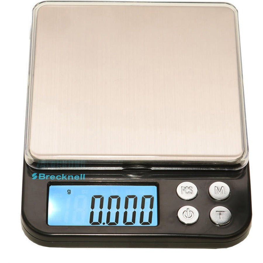 Brecknell EPB500 EPB Series Balance Scale - 500 g Maximum Weight Capacity - Black, Silver - 1 Each