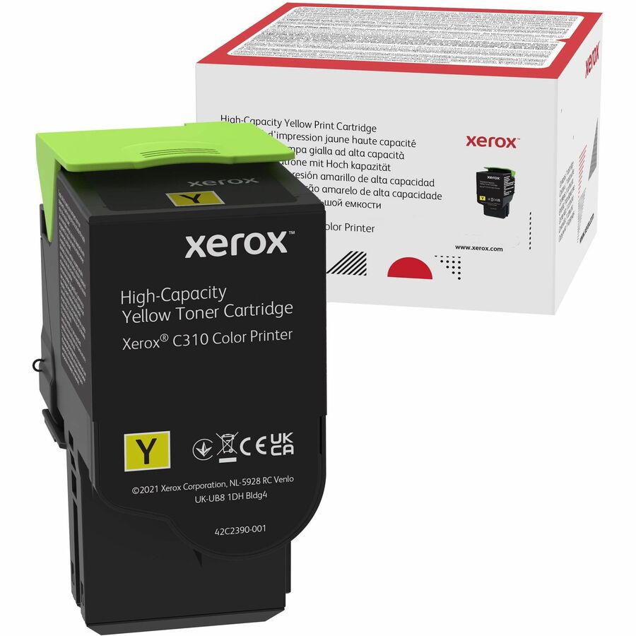 Xerox Original High Yield Laser Toner Cartridge - Single Pack - Yellow - 1 Each - 5500 Pages