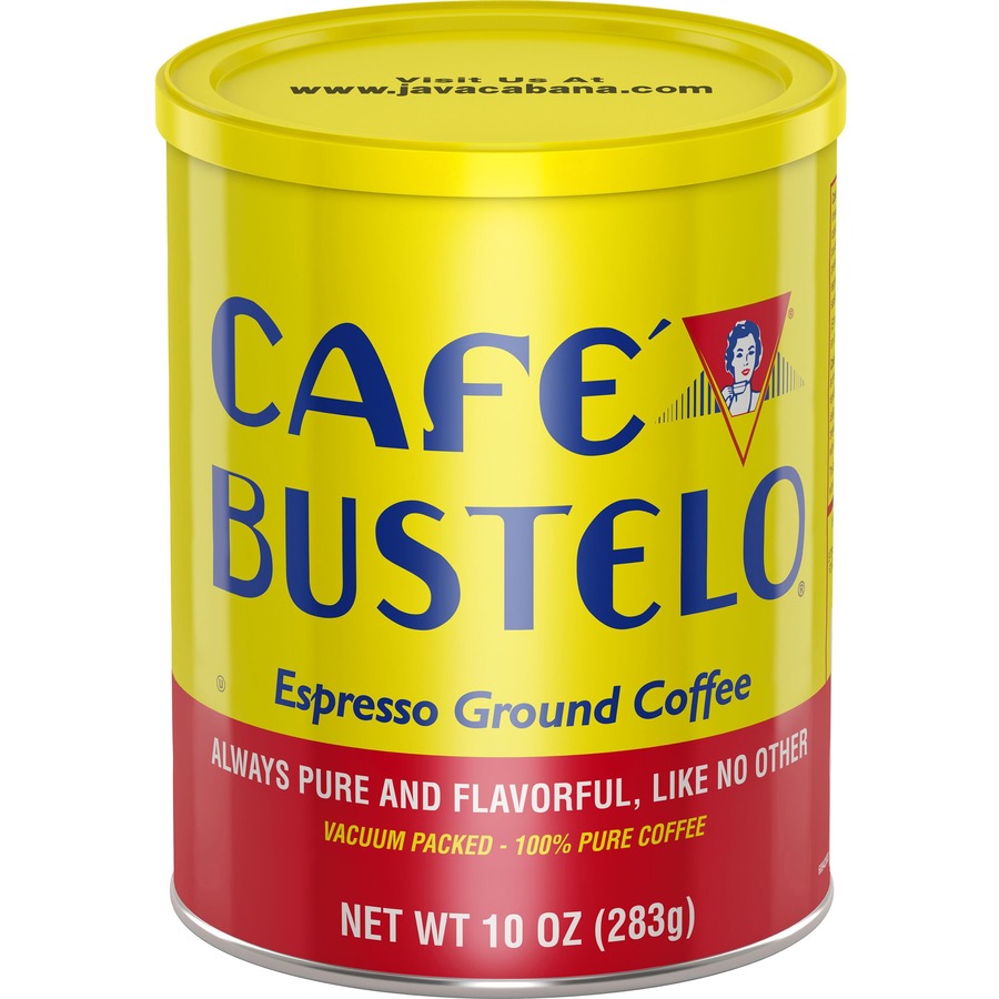 Café, Bustelo®, Ground Espresso Blend Coffee - Dark - 10 oz - Ground - Espresso - 1 Each