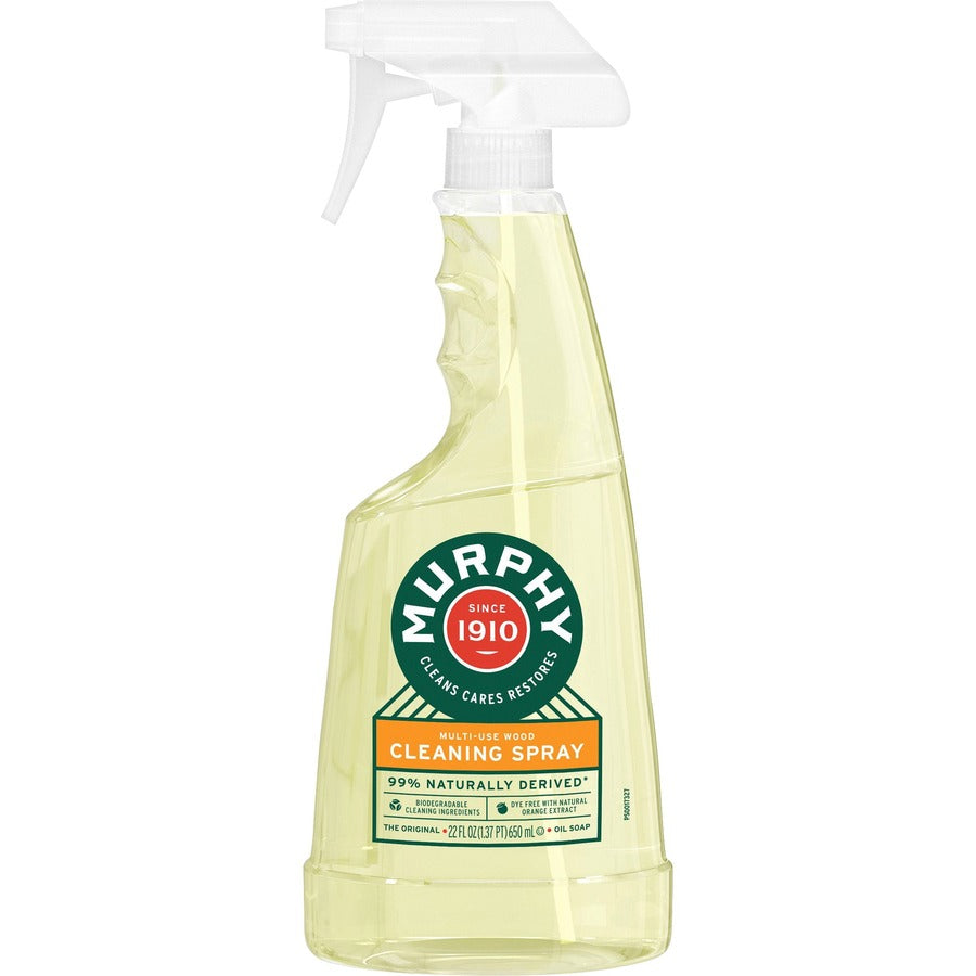 Murphy®, Oil Soap Multi-use Spray - Ready-To-Use - 22 fl oz (0.7 quart) - Fresh Orange Scent - Orange Bottle - 1 Bottle