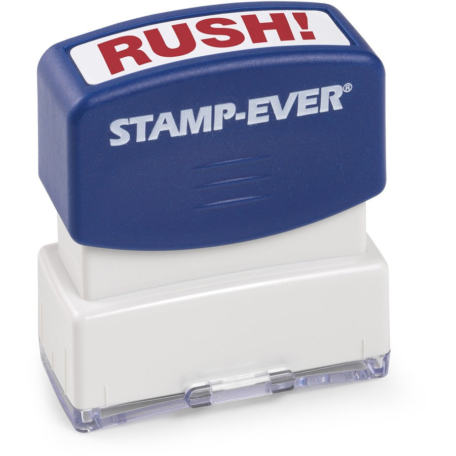 Trodat Pre-Inked RUSH! Stamp - Text Stamp - RUSH! - 1.69" Impression Width x 0.56" Impression Length - 50000 Impression(s) - Red - 1 Each - TAA Compliant