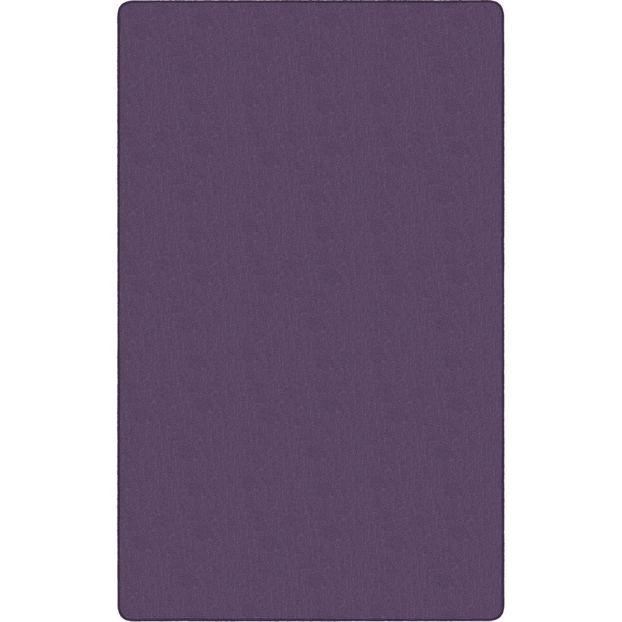 Flagship Carpets Americolors Solid Color Rug - Floor Rug - Traditional - 72" Length x 48" Width - Rectangle - Pretty Purple - Nylon, Yarn