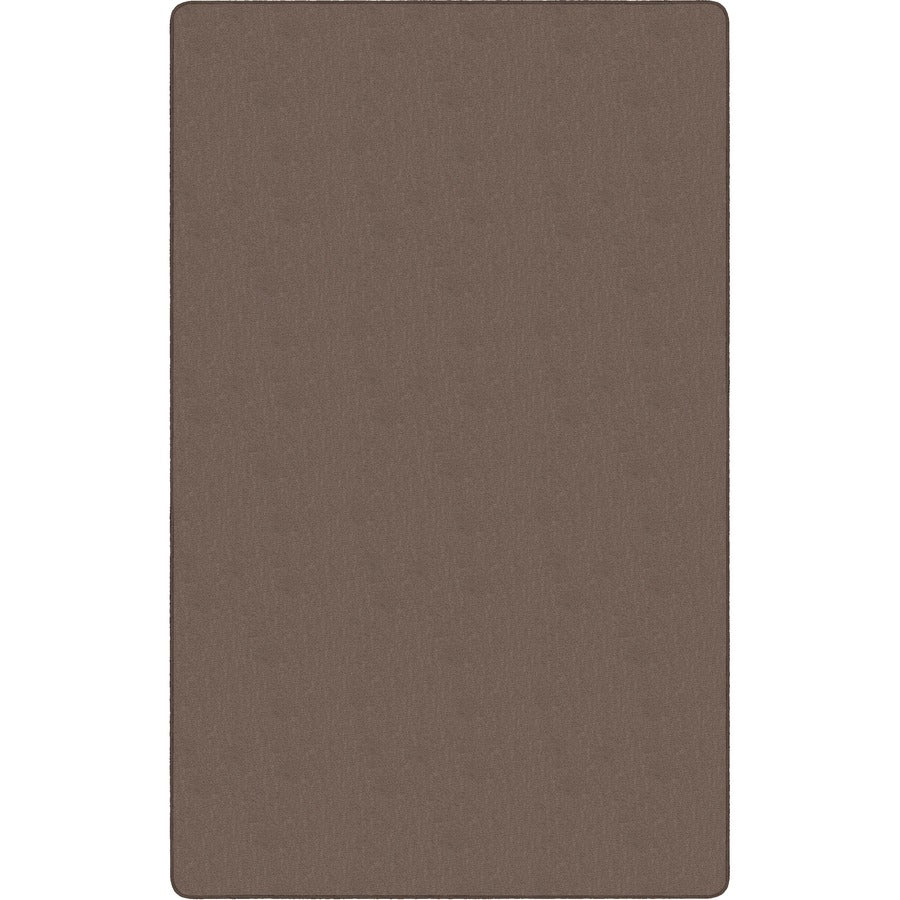 Flagship Carpets Americolors Solid Color Rug - Floor Rug - Traditional - 18 ft Length x 12 ft Width - Rectangle - Almond - Nylon, Yarn