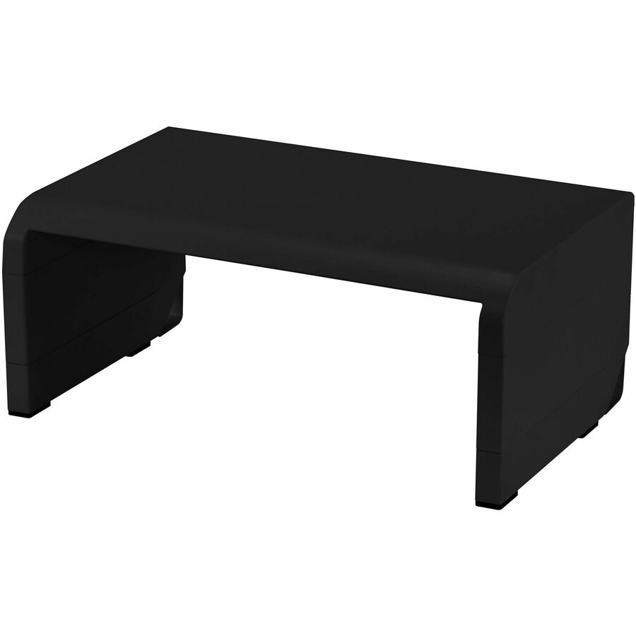 Bostitch Konnect Adjustable Monitor Stand - Up to 30" Screen Support - 25 lb Load Capacity - Black