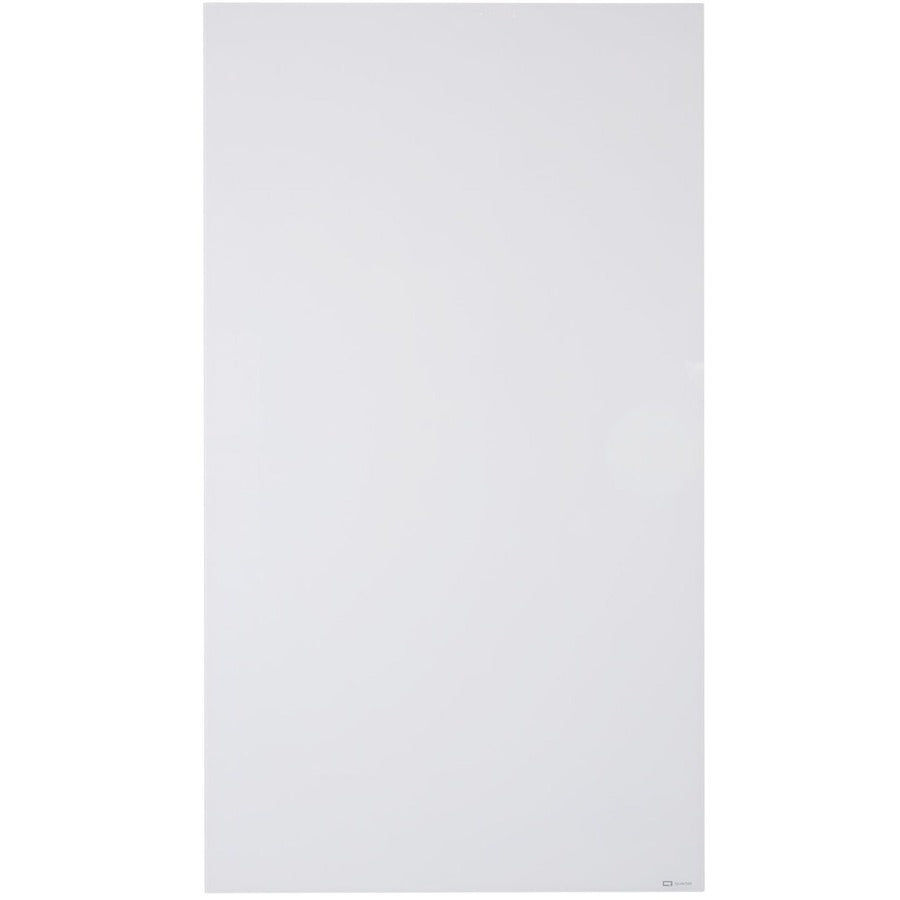 Quartet InvisaMount Vertical Glass Dry-Erase Board - 48x85 - 85" (7.1 ft) Width x 48" (4 ft) Height - White Glass Surface - Rectangle - Vertical - Magnetic - 1 Each