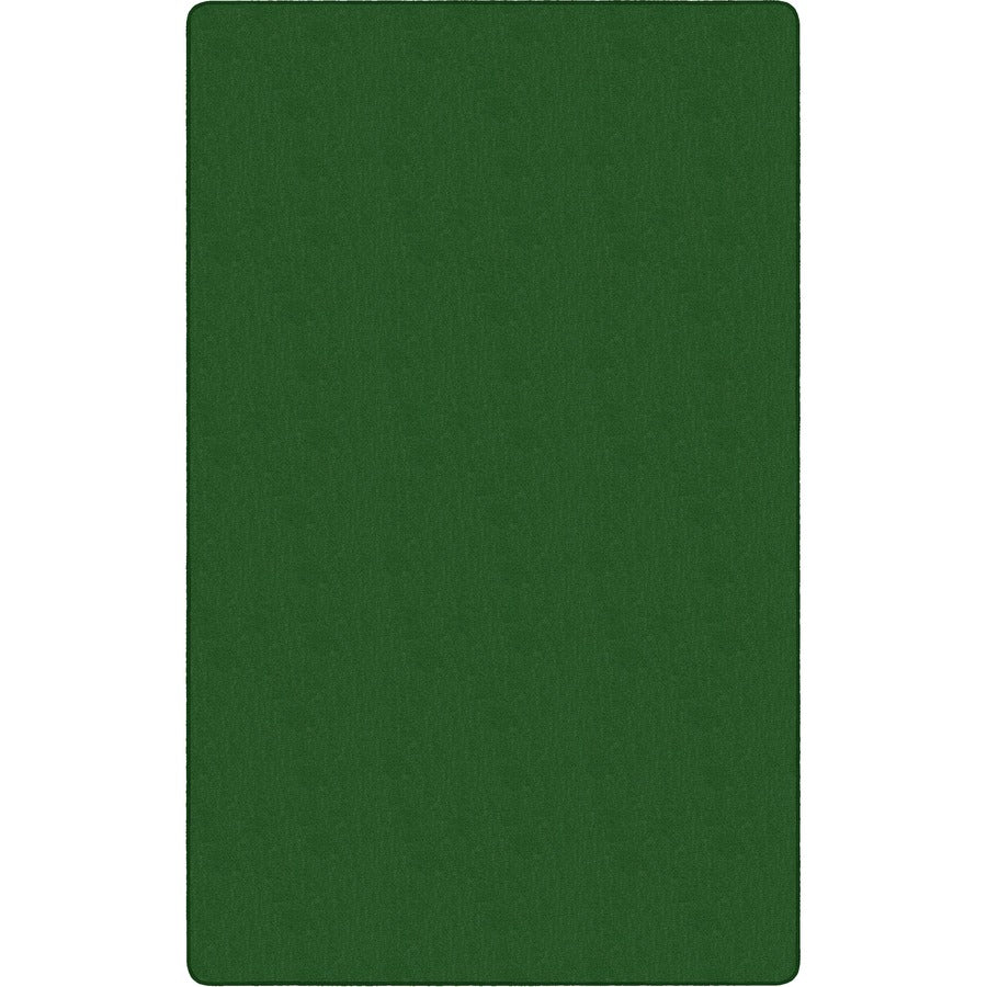 Flagship Carpets Americolors Solid Color Rug - Floor Rug - Traditional - 72" Length x 48" Width - Rectangle - Clover - Nylon, Yarn