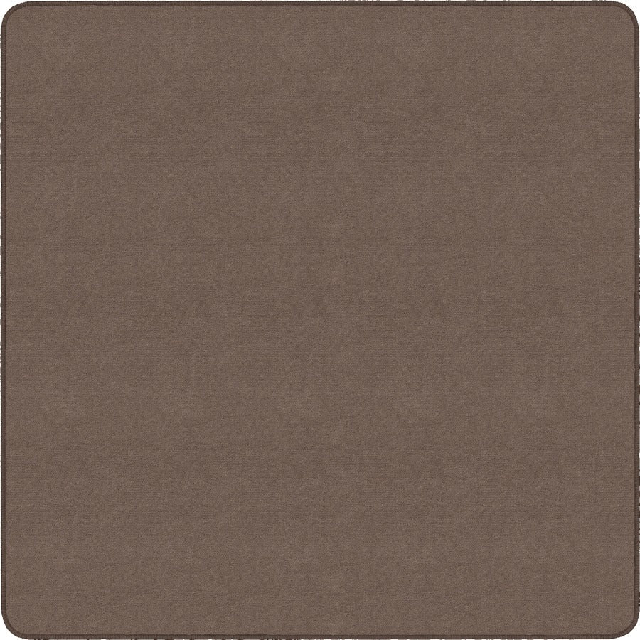 Flagship Carpets Ameristrong Solid Color Rug - Floor Rug - Traditional - 72" Length x 72" Width - Square - Almond - Nylon